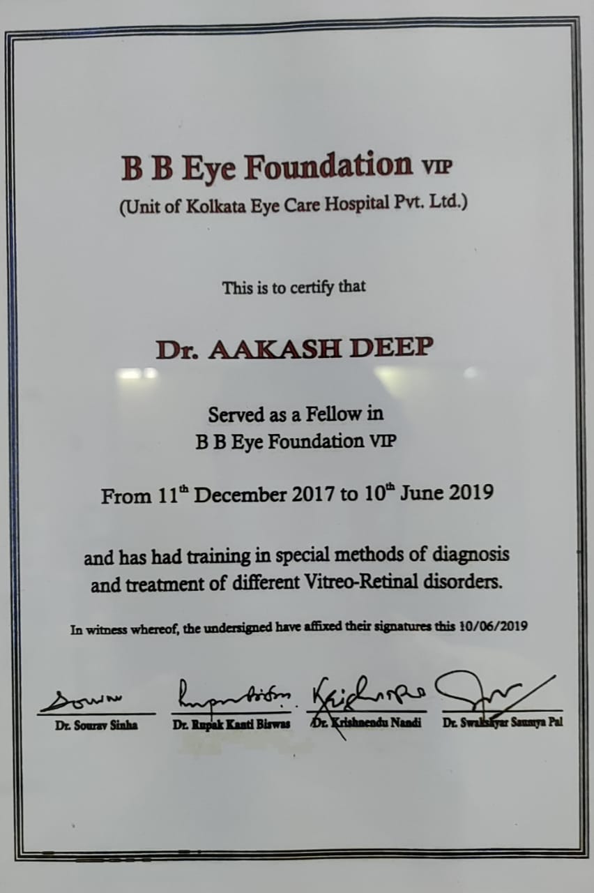 FVRS from BB Eye Foundation Kolkata